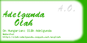 adelgunda olah business card